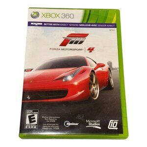 Forza Motorsport 4 Xbox 360 Complete CIB Racing Game Tested Manual 2 Discs E